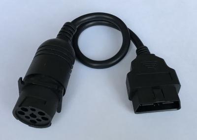 J1939 Type 1 Deutsch 9-Pin Male to J1962 OBD2 OBDII 16 Pin Male Cable