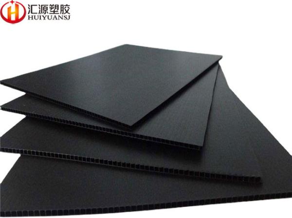 300gsm Corrugated Plastic Packaging Sheets , Black Corrugated Plastic Sheets