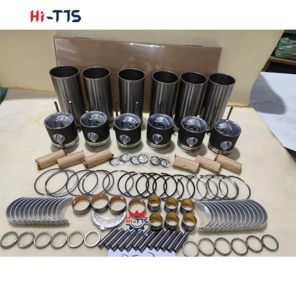 DE12 Excavator Engine Part Name Cylinder Liner Kit Complete With Liner Piston Ring Valves Bushing Full Gasket Kit