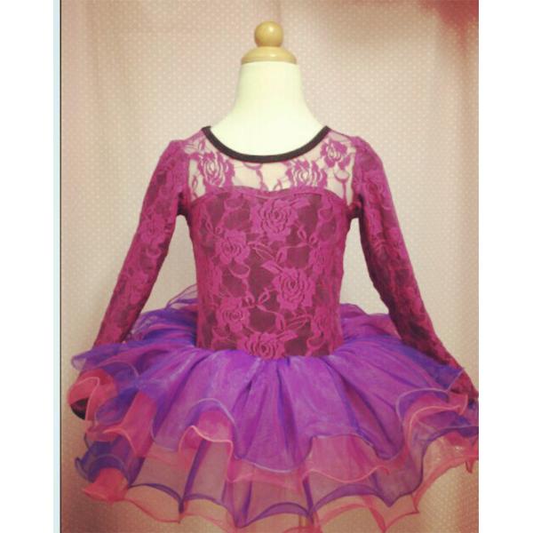 Children's ballet dress uniforms girls dance skirt lace bitter fleabane dress