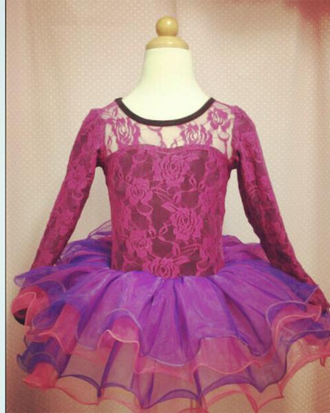 Children's ballet dress uniforms girls dance skirt lace bitter fleabane dress