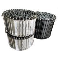 Máquina de CNC piezas de acero astillas Cinturón transportador de acero inoxidable Cinturones de metal con bisagra
