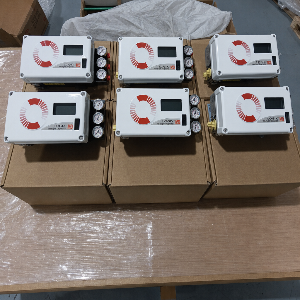 Flowserve Logix 520MD Plus Digital HART Positioner 4 20mA Control Valve Actuator Oil Gas Chemical Power