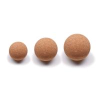 Exercice léger Cork Yoga Ball 30mm à 100mm Cork Massage Ball FSC