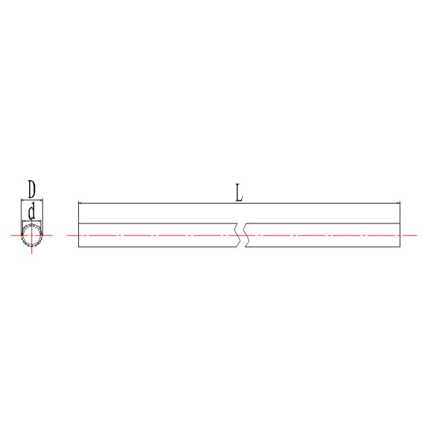 Горячая линия инструменты полые стекловолокна трубы / эпоксидные смолы стекловолокна изоляционные трубы