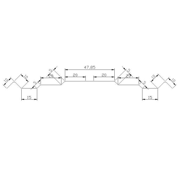 Metal Fence Roll Forming Machine 0.5mm - 0.7mm Sipca Metalica Gard 7 Stations