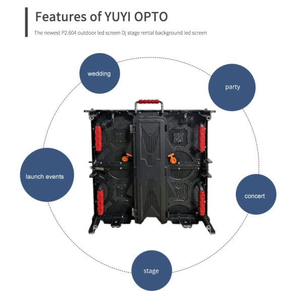 Display LED de alquiler en interiores 500*500/500*1000mm Perfecto para Mega Stage Show pantalla de módulo de pared de vídeo LED