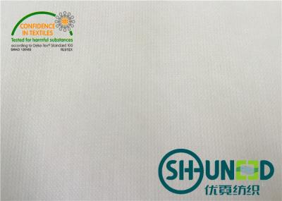Camisa do Weave liso que entrelinha kejme'noykejme fundível branco natural com material de T/C