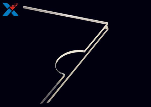 Vertical Plastic Double Sided Sign Holder , Acrylic Holder Stand 8.5 X 11