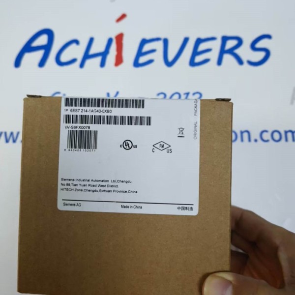 6ES7214-1AG40-0XB0 | S7-1200 CPU 1214C DC/DC/DC — 14 DI / 10 DO / 2 AI, PROFINET, 24V DC