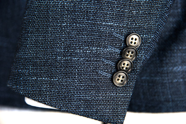 Fashion Navy Mel Mens Black Blazer Jacket Worsted Fabrics Breathable Business