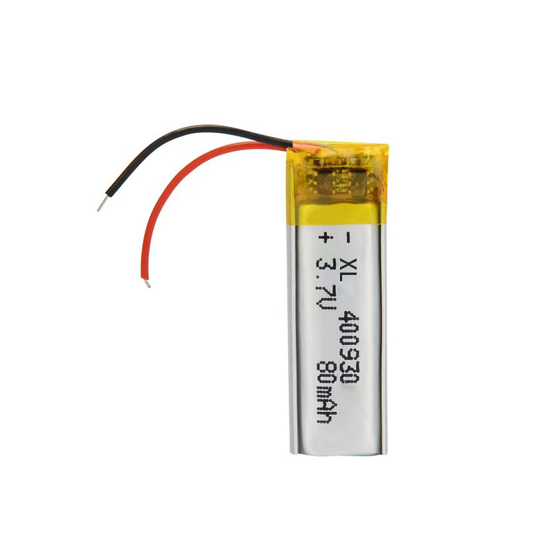 400930 Lithium Polymer Battery 3.7V 80mAh Rechargeable Li-Po Cell for Bluetooth Headsets Vehicle Central Control