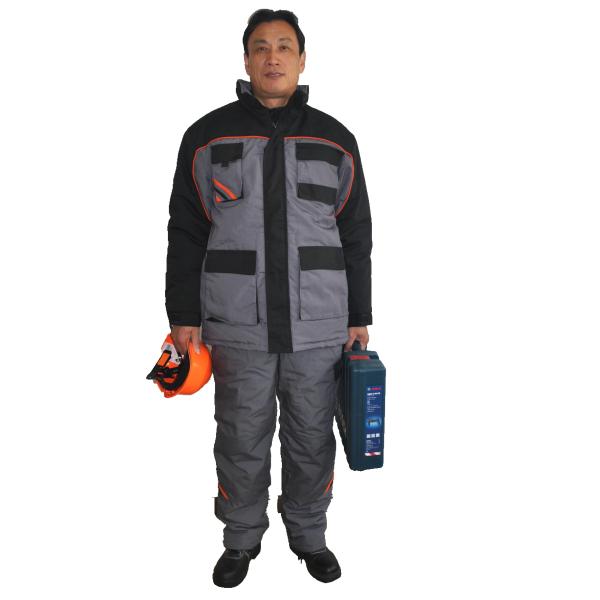 ПРО длинные теплые куртки работы зимы, пальто зимы безопасности людей с прокладкой