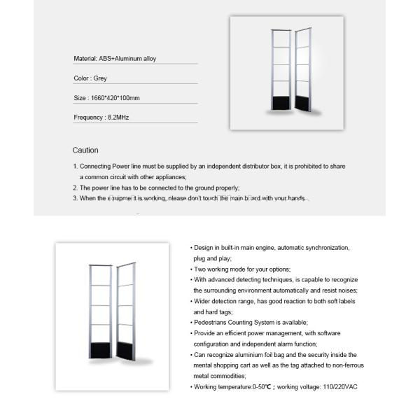 Aluminum alloy 8.2Mhz shopping mall alarm jammer radio receiver transmitter used clothing stores