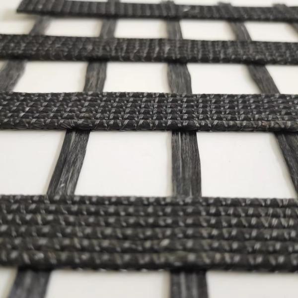 5.2x100M 200-30KN/M Polyester PET Geogrid for Landslide Repair Soil Reinforcement