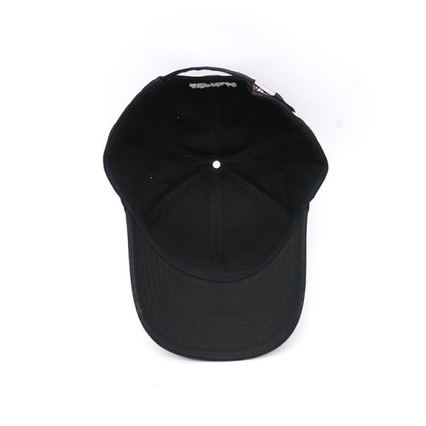 Capuz de basebol personalizável de 6 painéis com suede de algodão e tecido combinado