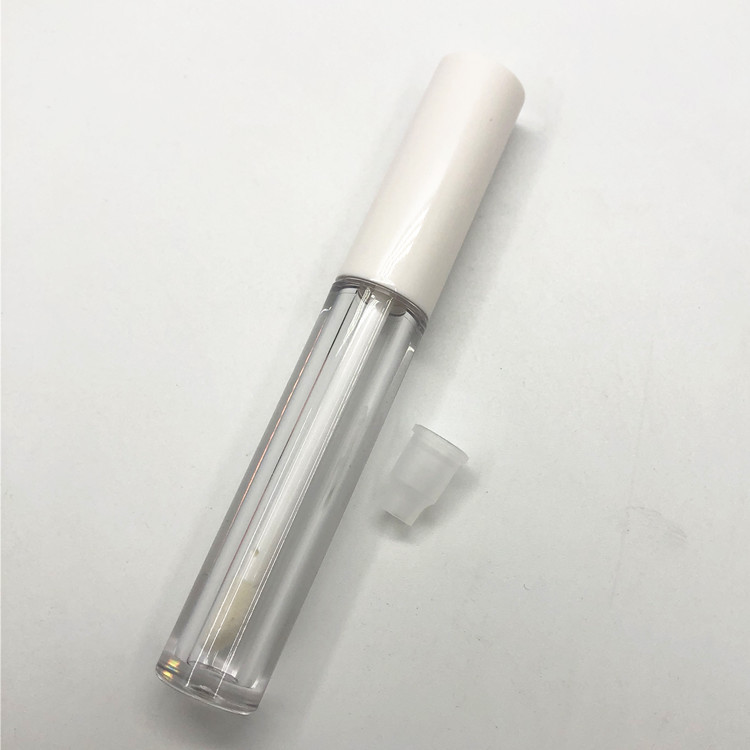 Wholesale 3ML White Mascara Growth Serum Empty Bottle ABS Custom Logo Cosmetic Packaging