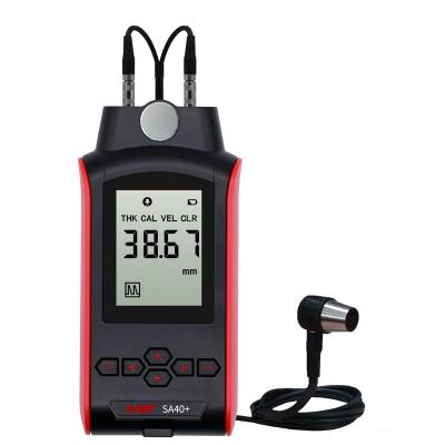 Calibre de espessura ultra-sônico do microprocessador para revestir, exposição SA40+ do LCD de 4 dígitos