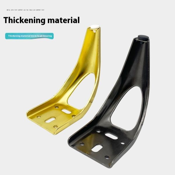 Wanjusheng Hardware Accessories Metal Feet Sofa Cabinet Gold Black Table Bed Iron Furniture Legs