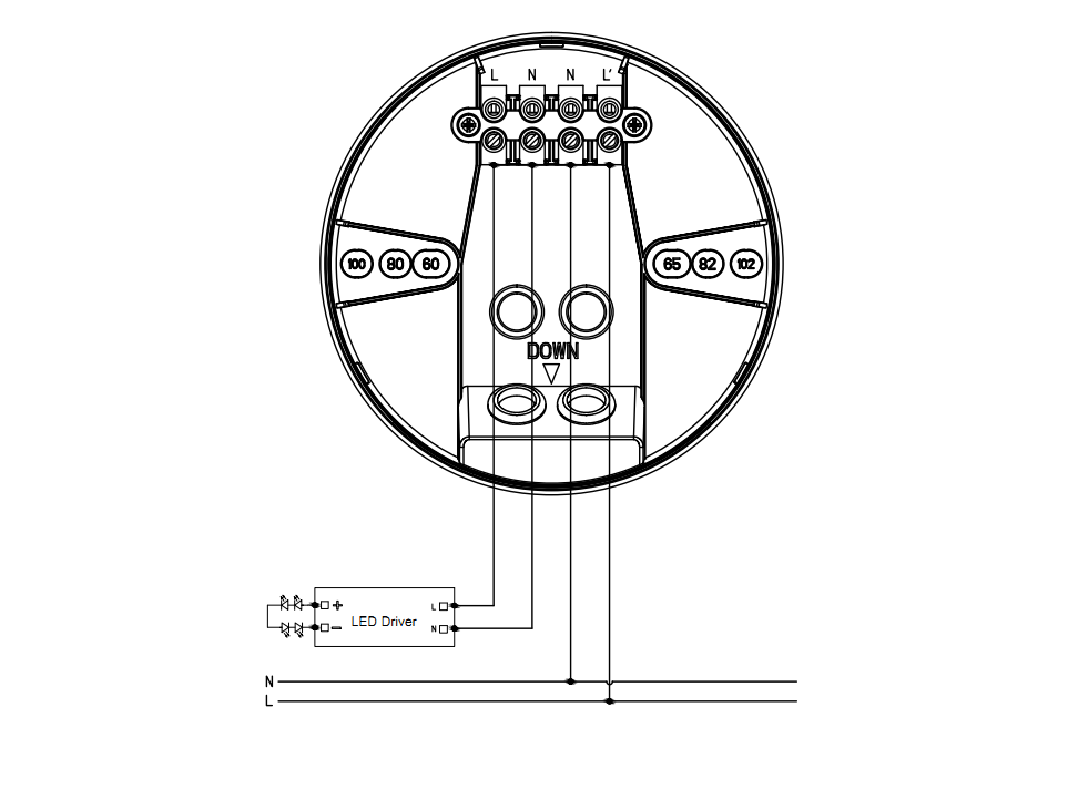 Max. mounting height up to 30m PIR High Bay 360° Sensor High bay PIR detectors