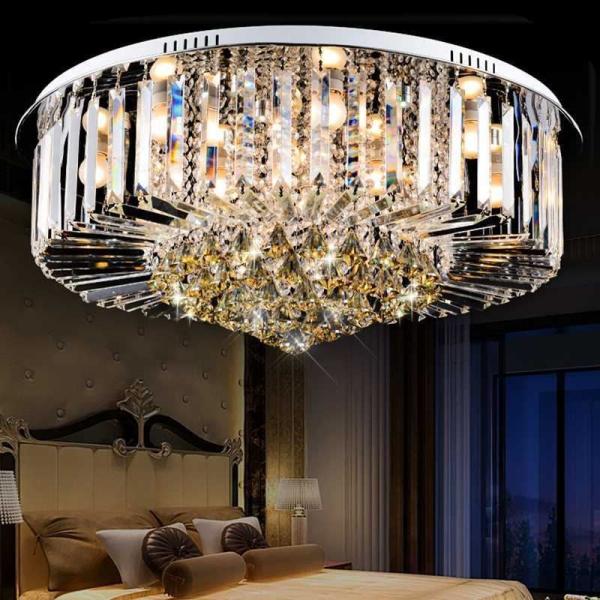 Round Crystal light fittings ceiling Lamp Fixtures Indoor home (WH-CA-22)