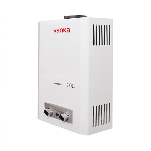 High Efficiency Tankless Natural Gas Hot Water Heater 2KW Exhausted Pipes Safety Device