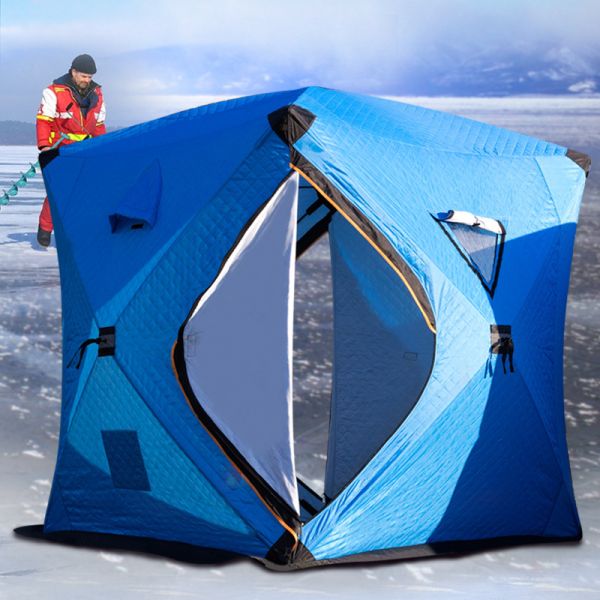 High Quality Pop-Up Camp Sauna Tent Portable Folding Insulated Winter Fishing Tent for Hiking and Camping Extra Large Size