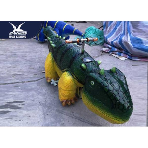 Theme Park Motorized Animal Scooters Remote Control Weather Resistant