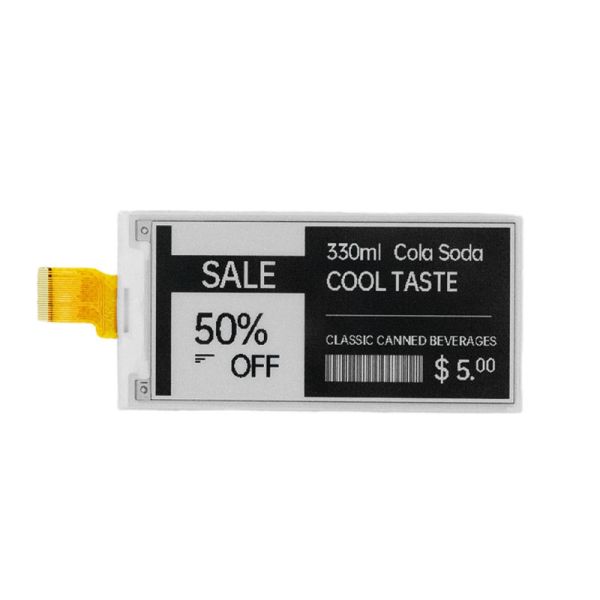 3.5 Inch E Paper Display 184*384 Resolution 24 Pin Low Power Consumption E Ink Display