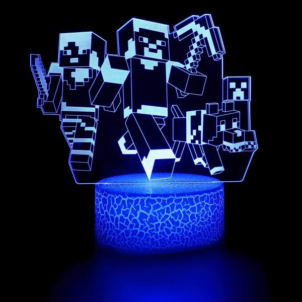 Акриловые подарки игр ящика с песком света ночи ремесла шахты касания 3D 06 3d