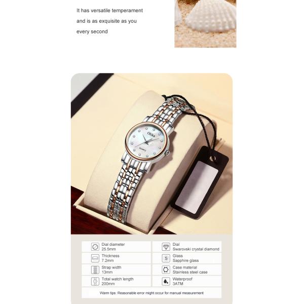 Дозоры кварца женщин персонализируют роскошный дозор кварца ювелирных изделий для женщины