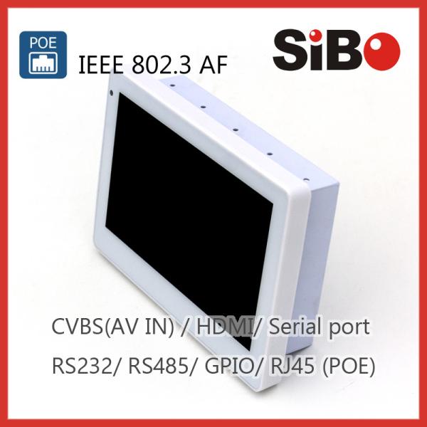 Android Based Home Automation Customized 7 Inch Wall Mount Industrial Touch Panel With POE