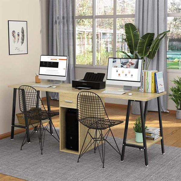 750Hmm Modern Computer Desks Scratch Resistant Wood Writing Desk