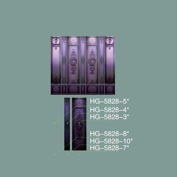 PU Wall Panel PU Wall Plaques HG-5829