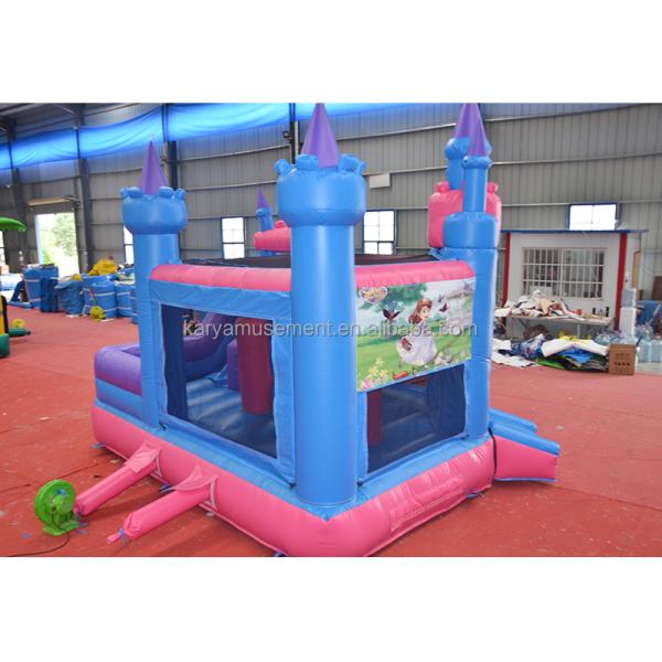 Features PORTABLE Children Naughty Castle Inflatable Bounce House with Slide and Pool