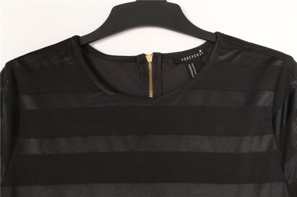 Lounge Ladies Striped Cotton Tops Black And White Striped Shirt