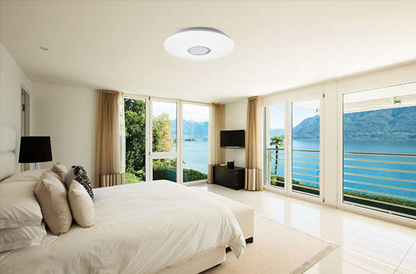 Ultra Sleek LED Indoor Ceiling Lights , φ566mm 3600LM Living Room Ceiling Lights