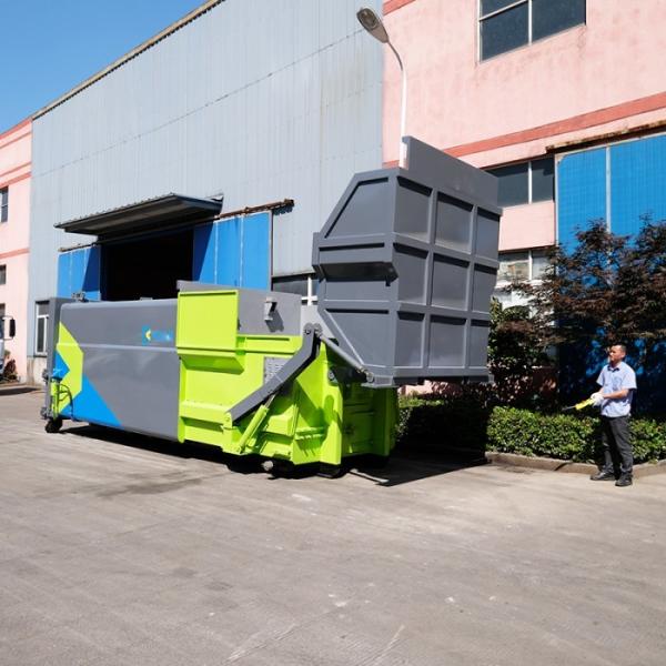 15m3 6tons Mobile Waste Compactor Mobile Refuse Compactor LYM-13000F