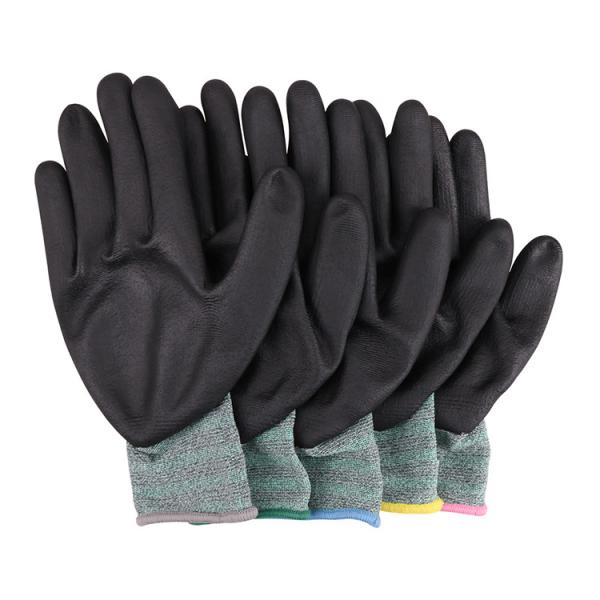 Wholesale cheap safe industrial nitrile rubber gloves of palm black waterproof  nitrile gloves for repair work
