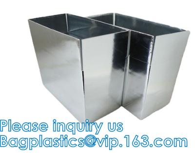Cooler Box Container Packing Carton Foil Foam Lined Keep Cold Hot For Hours Thermal Shipping Containers