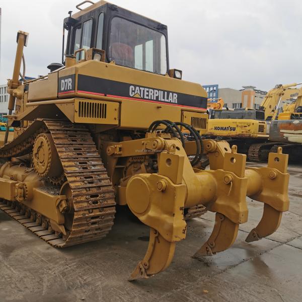Использованный бульдозер CAT D7R Crawler оригинальный японский Caterpillar D7G D7H D7R Дозеры для продажи