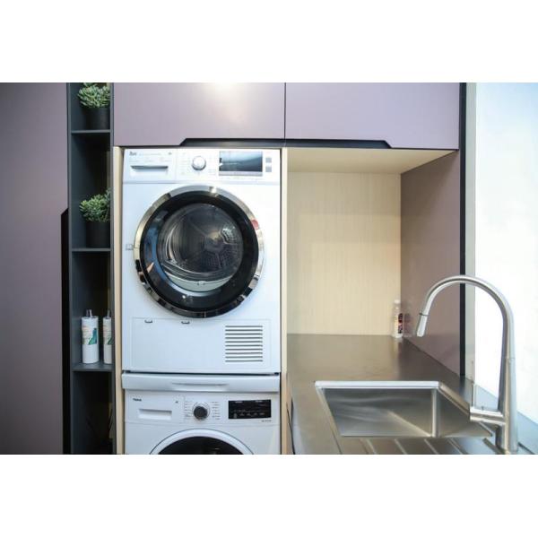 Fadior Нержавеющая сталь Мягкий розовый стиральный раковина шкаф Без формальдегида