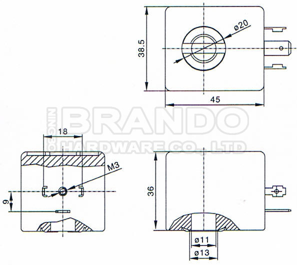 Тип катушка 400325-117 220VAC 9W 10W ASCO соленоида клапана ИМПа ульс