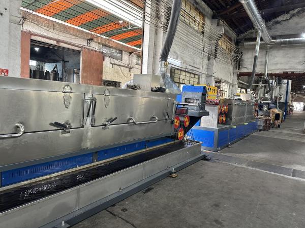 PLC Control Polypropylene PP Strap Production Machine Six Strap Output 360-380kg/H