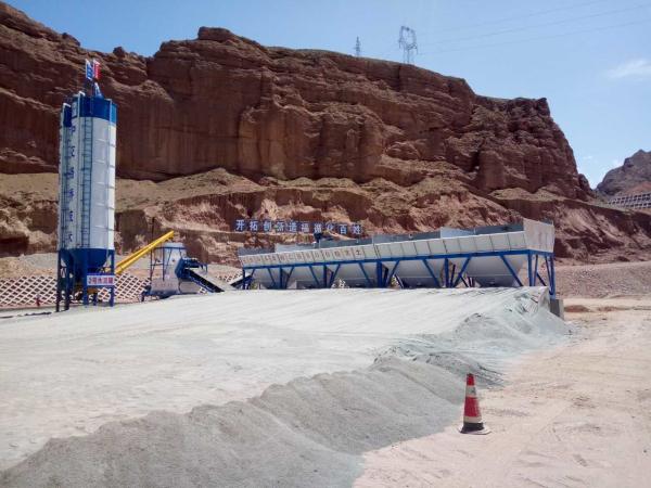 Hzs90 (90m³ /h) Concrete Batching Mixing Plant Supplier
