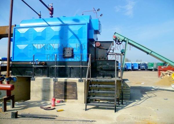 8 T/H Automatic Biomass Fired Steam Boiler  Wood Pellet Fired Steam Boiler Chain Grate