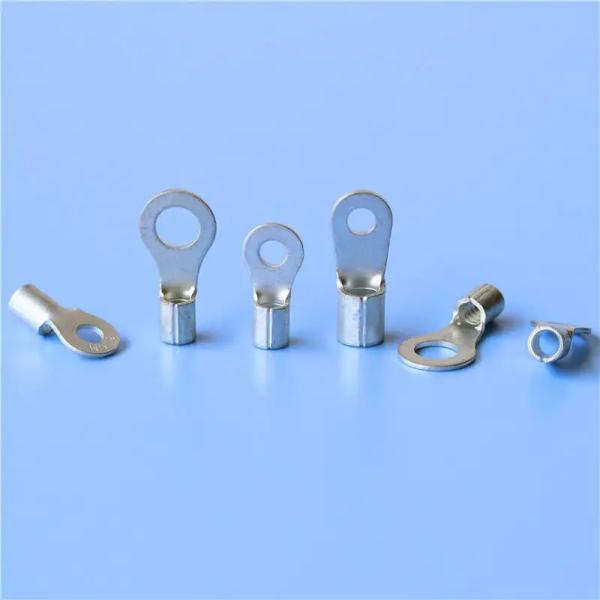 95-240mm2 Non Insulated Ring Terminals With Brazed Seam RoHS Compliant DIN 46234