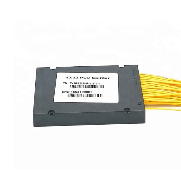 FTTB FTTH 1x32 Fiber Optic PLC Splitter ABS Box Type With SCAPC Connector