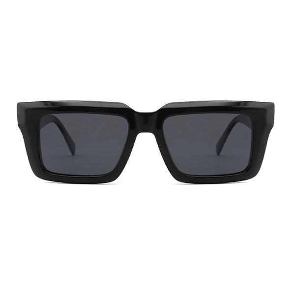 Cores grossas unisex do quadro dois de TAC Lens Square Acetate Sunglasses