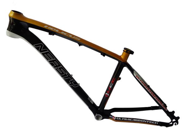 Carbon MTB Frame 26er 15/17 NT02 Mountain Bicycle/Bike Frame Golden